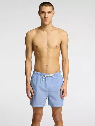 SELECTED | Short de bain SLHCOOPER-SEERSUCKER | blau
